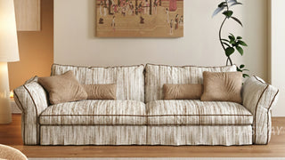 The Japandi Cream Fabric Sofa: Where Wabi-Sabi Calm Meets Everyday Practicality