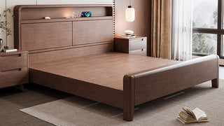 The Poetry of Rest: Reimagining the Master Bedroom with Mid-Century Floating Elegance