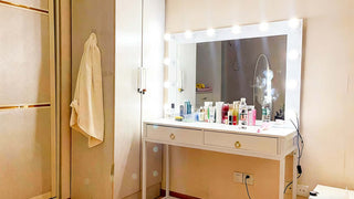 The Professional Makeup Vanity with LED Lights: Where Glamour Meets Functionality