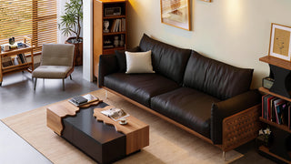 The Vintage Forest-Inspired Solid Wood Sofa: Where Timeless Warmth Meets Cloud-Like Comfort