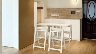 The Wall-Mounted Folding Dining Table: Where Space-Saving Innovation Meets Warm, Functional Design
