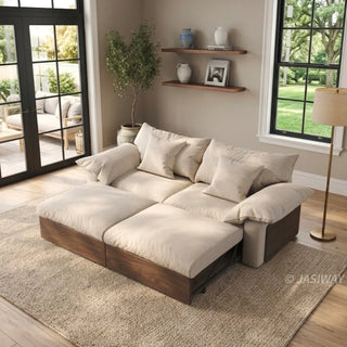 Minimalist japandi style sectional ideas for calm modern homes