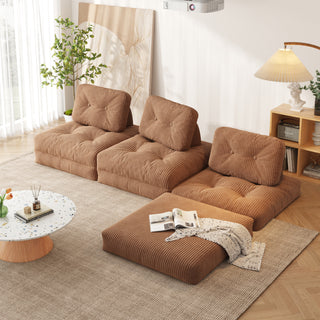 JASIWAY Individual Convertable Floor Couch Living Room Modular Sofa
