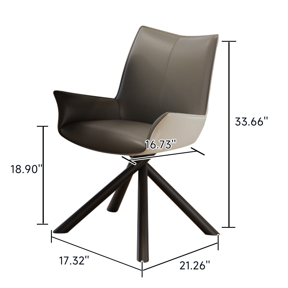 JASIWAY Modern Minimalist Clear Acrylic 2 Chairs