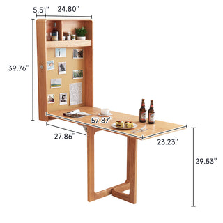 JASIWAY Wall-Mounted Folding Dining Table Bar Table Space Saving