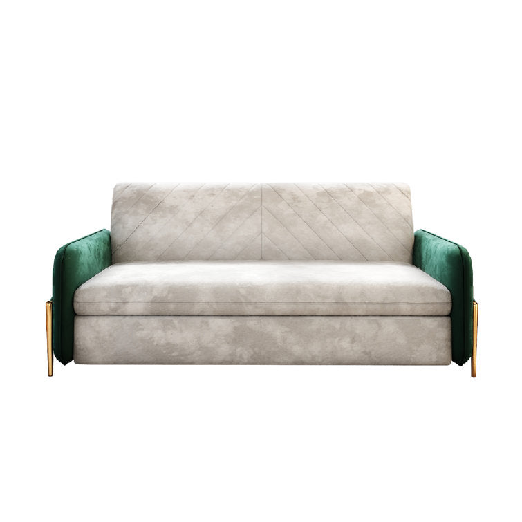 JASIWAY 67'' Vegan Leather Sleeper Sofa