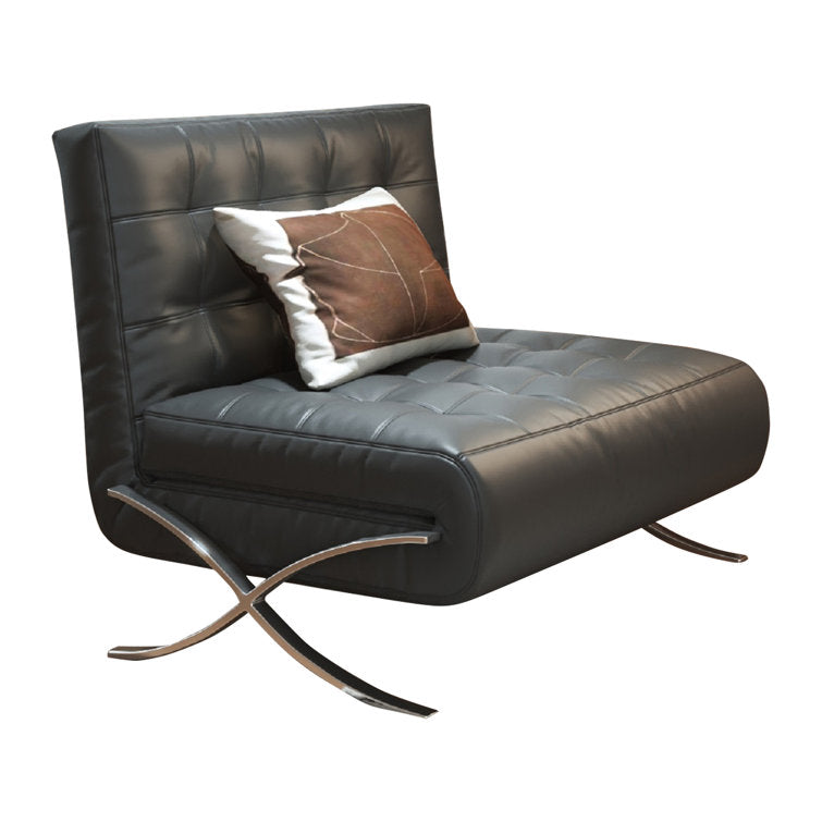 JASIWAY Luxury Leather Folding Sofa Bed