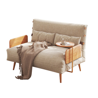 JASIWAY Foldable Sofa Bed with Armchair