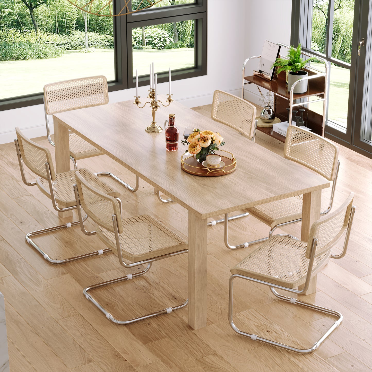 JASIWAY Kitchen Dining 2 Chairs