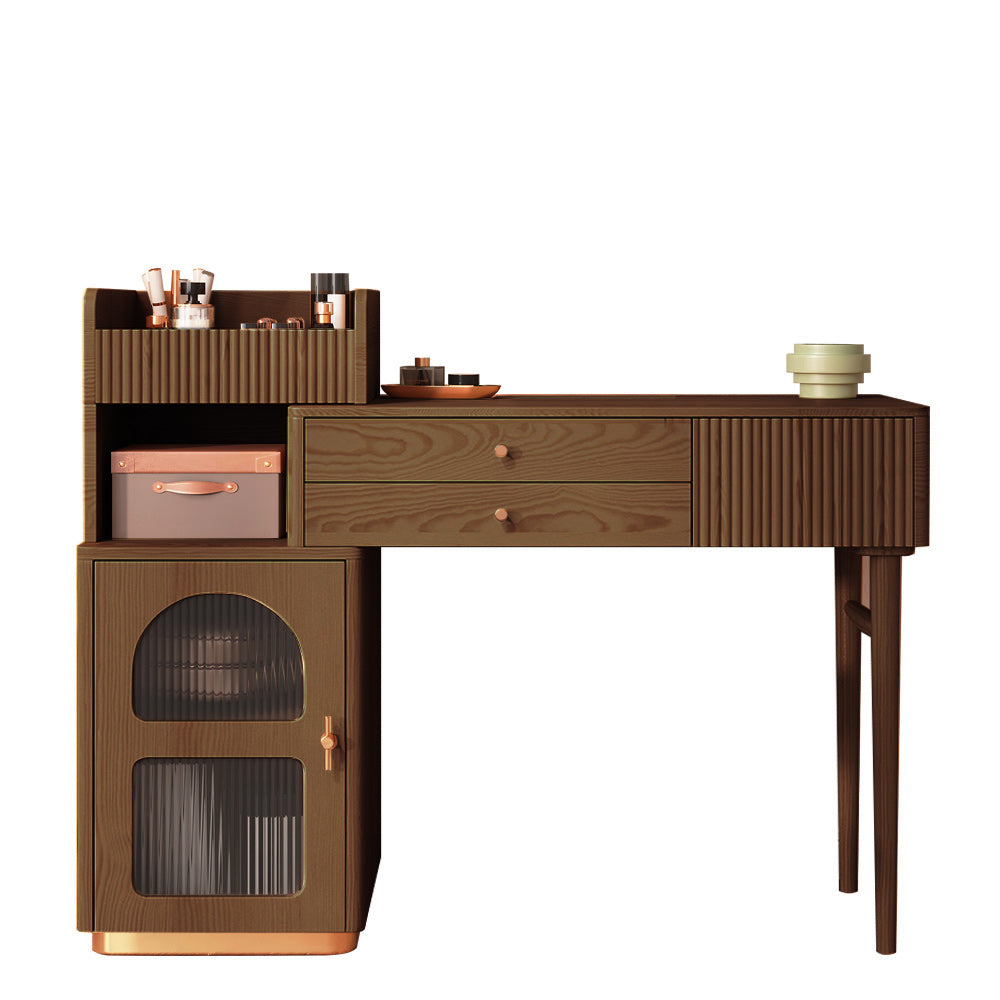 JASIWAY Wooden Dressing Table with LED Mirror JASIWAY Furniture JASIWAY Wooden Dressing Table with LED Mirror JASIWAY Furniture
