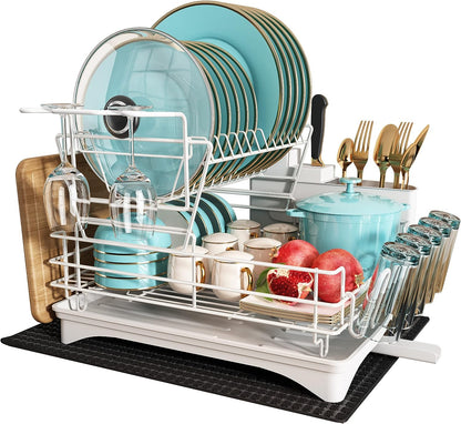 JASIWAY Dish Drying Rack for Kitchen Counter