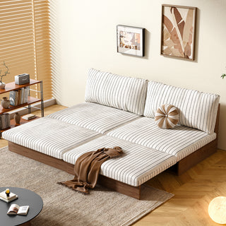 JASIWAY 100% Solid Wood Frame Modular Sofa Bed – Flexible Size & DIY Configurations