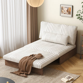 JASIWAY 100% Solid Wood Frame Modular Sofa Bed – Flexible Size & DIY Configurations