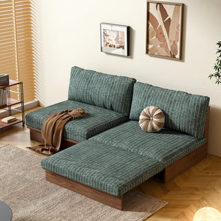 JASIWAY 100% Solid Wood Frame Modular Sofa Bed – Flexible Size & DIY Configurations