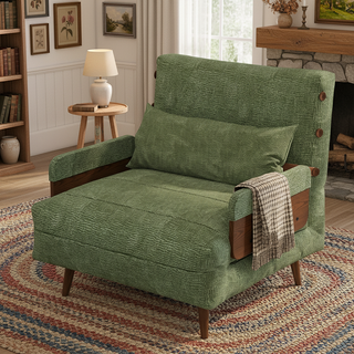 JASIWAY 3-in-1 Futon Sofa Bed Convertible Chair Recliner Space - saving