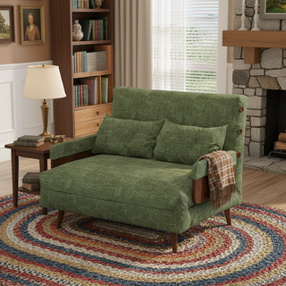 JASIWAY 3-in-1 Futon Sofa Bed Convertible Chair Recliner Space - saving