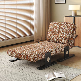 JASIWAY Chenille Accent Sleeper Sofa - Foldable Convertible Couch in 3 Colors