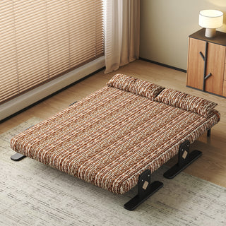 JASIWAY Chenille Accent Sleeper Sofa - Foldable Convertible Couch in 3 Colors