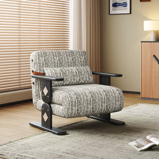 JASIWAY Chenille Accent Sleeper Sofa - Foldable Convertible Couch in 3 Colors