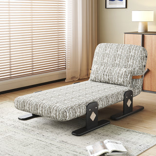 JASIWAY Chenille Accent Sleeper Sofa - Foldable Convertible Couch in 3 Colors