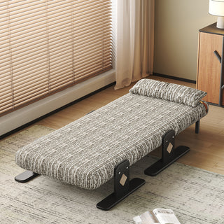 JASIWAY Chenille Accent Sleeper Sofa - Foldable Convertible Couch in 3 Colors