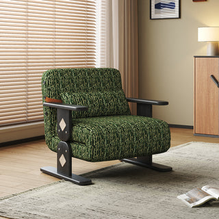 JASIWAY Chenille Accent Sleeper Sofa - Foldable Convertible Couch in 3 Colors