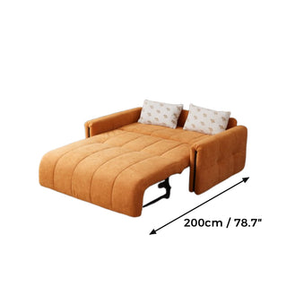 JASIWAY Electric Recliner Sofa Bed with Motorized Footrest – Effortlessly Converts, Small Space Solution