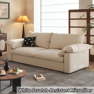 JASIWAY Modern Pull-Out Sleeper Sofa with Hidden Mattress for Compact Living