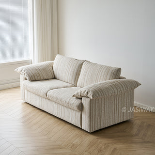 JASIWAY Modern Pull-Out Sleeper Sofa with Hidden Mattress for Compact Living