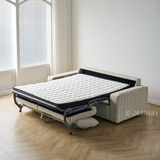 JASIWAY Modern Pull-Out Sleeper Sofa with Hidden Mattress for Compact Living
