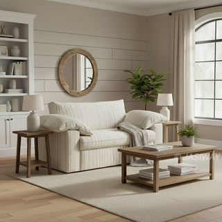 JASIWAY Modern Pull-Out Sleeper Sofa with Hidden Mattress for Compact Living