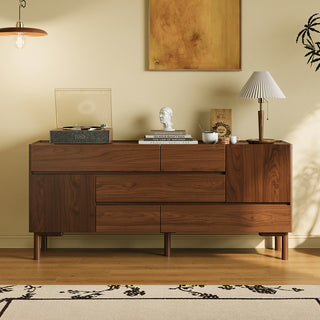 JASIWAY Modern Sideboard Credenza – Entryway, Living Room & Dining Storage Cabinet