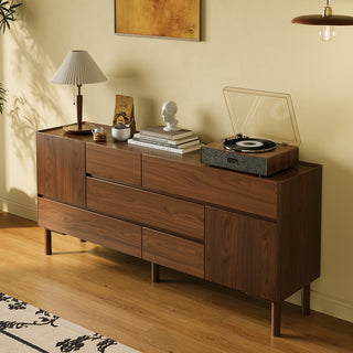 JASIWAY Modern Sideboard Credenza – Entryway, Living Room & Dining Storage Cabinet