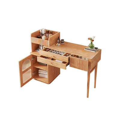 JASIWAY Wooden Makeup Dressing Table